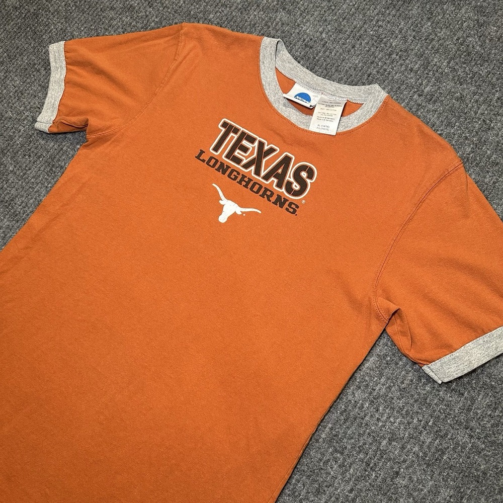 Y2K NCAA‎ Texas Longhorns Graphic T Shirt UT Football Youth XL 14/16
